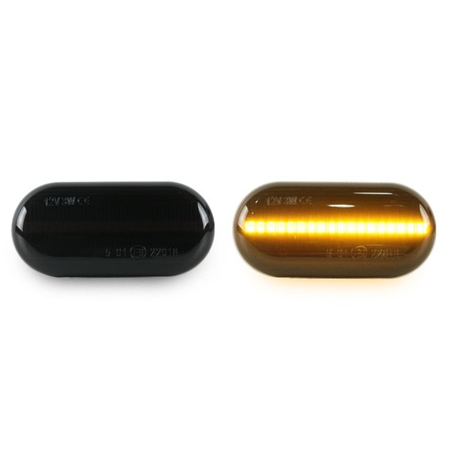 Seitenblinker schwarz led - led, mit