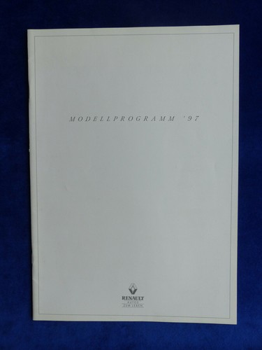 Renault programme twingo - programme, '97